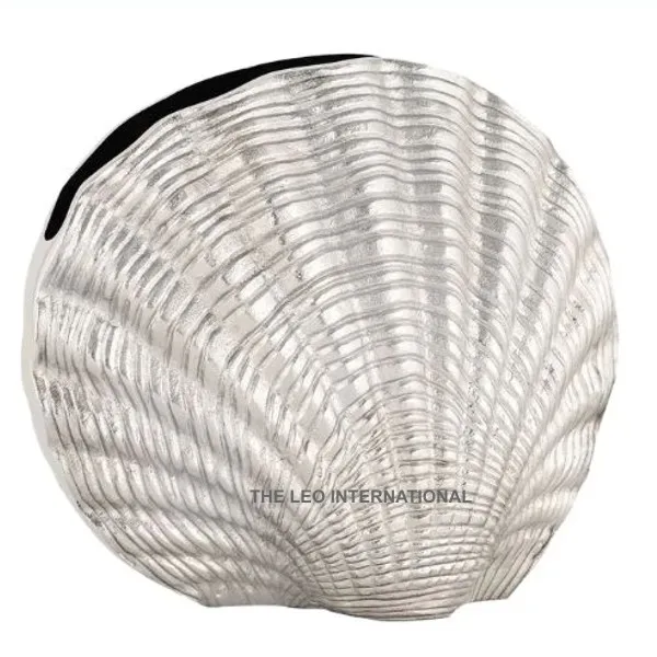 Aluminum Metal Round Shape Shinny Polish Enamel Color Vase Fancy Style Modern Look Luxury Flower Vase