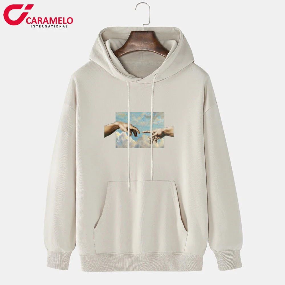  Мужской пуловер с капюшоном комплект цветной толстовкой на заказ