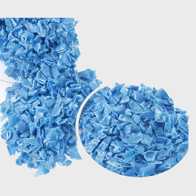  HDPE синие зеленые барабаны перемолоть хлопья царапины