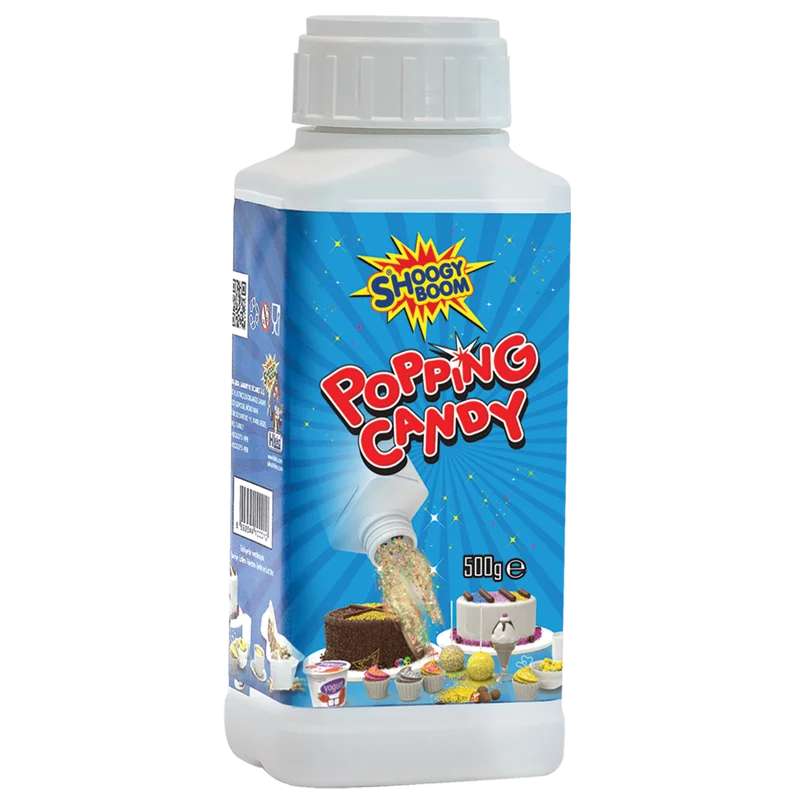 Popping Candy Colored sprinkles in 500g decoration bottle