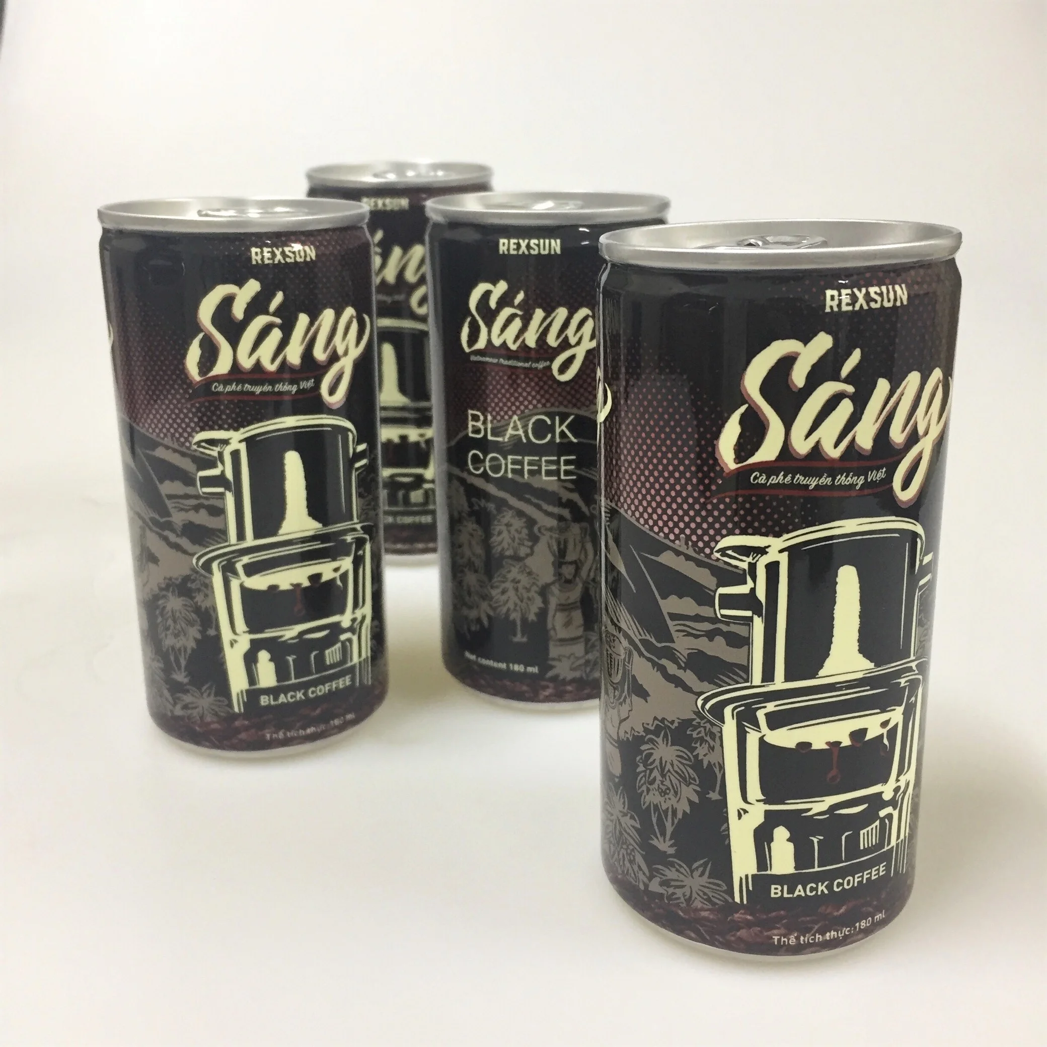 Вьетнамский кофейный напиток консервированный черный кофе традиционная стильная сладость от листьев стевии