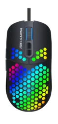 JEDEL GM1110 Gaming Mouse RGB Backlit Ergonomic USB Wired Computer Mouse 6400 DPI Adjustable Buttons for Laptop Desktop