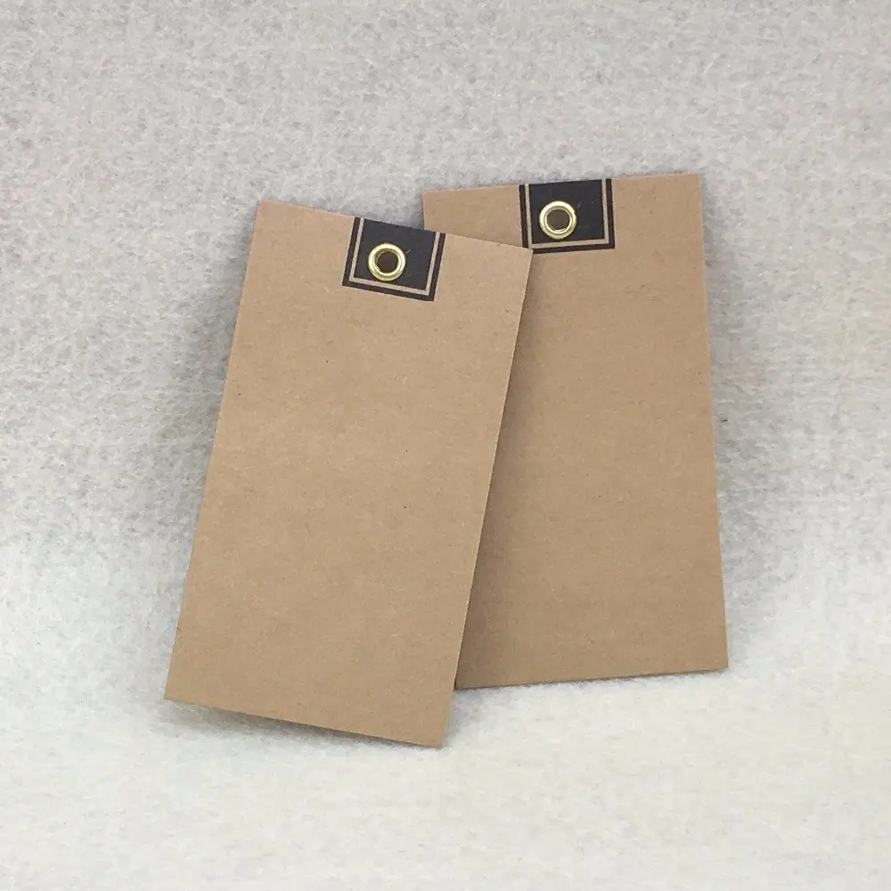 High Quality Custom Brand Printed Die Cut Hang Tags Design Color Label From Vietnam Machine