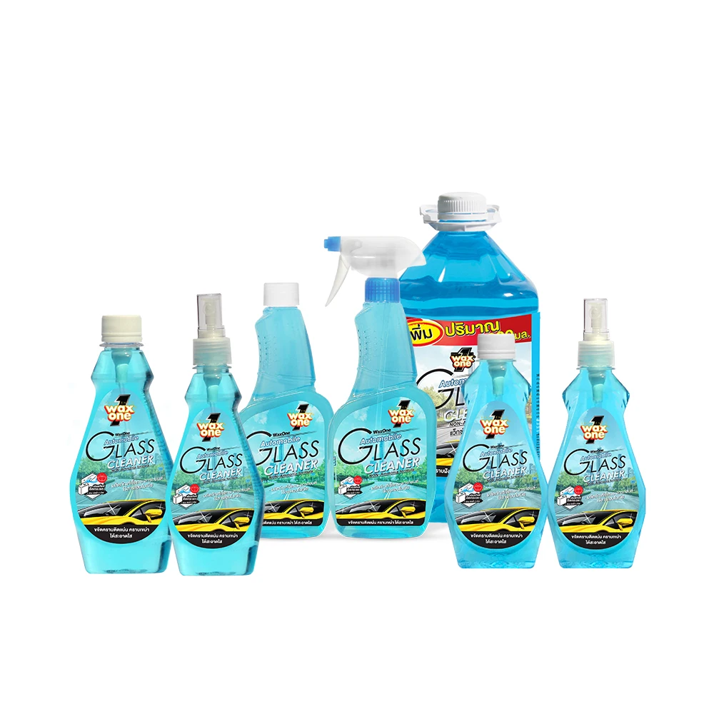 No.1 Car Care in Thailand Wholesale Price of WaxOne NON Ammonia Automobile Glass Cleaner Polish Refill in Bulk Package 5200ML