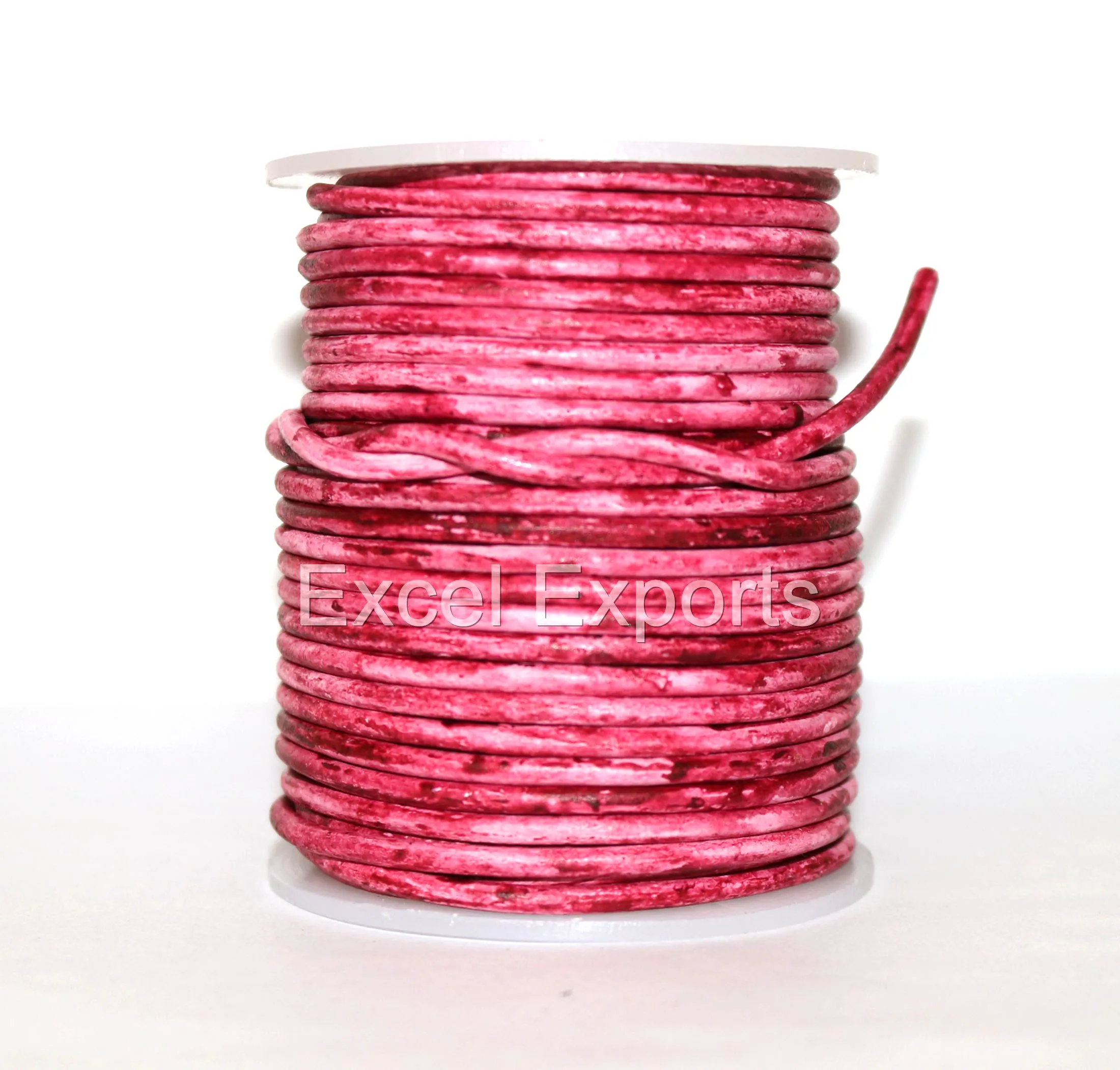 Round Leather Cord, Jewelry making round cords, bracelet making round multi color cord.