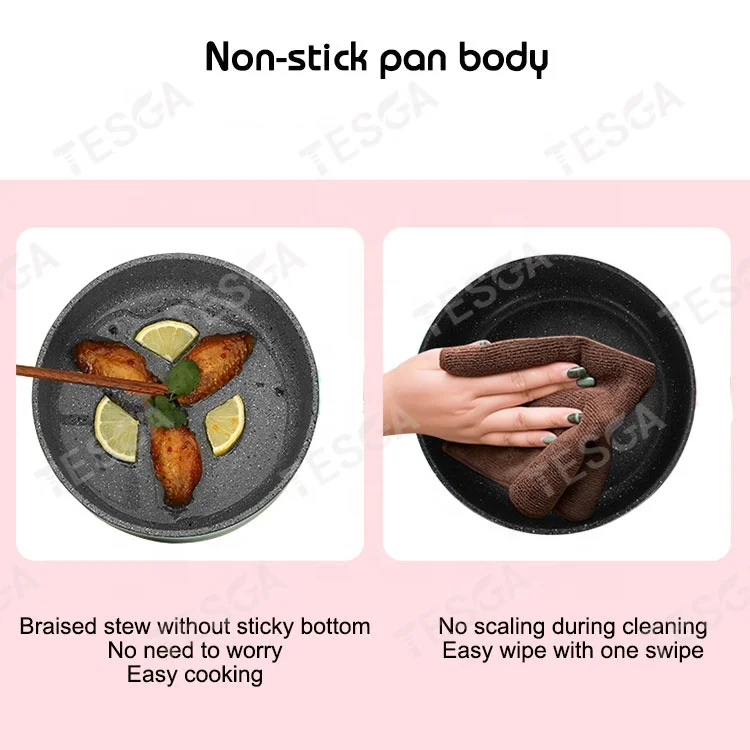 24v dc solar frying pan non-stick coating pan powered with battery wholesale price