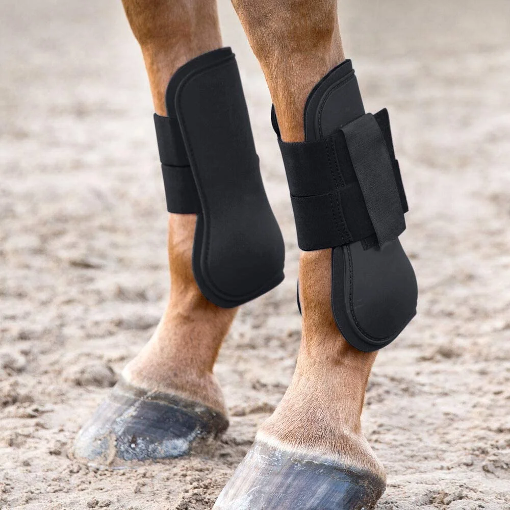 Horse Tendon Boots Classic Equine Front Hind Boots Legs Standing Wrap Bandage Leg protection Brace