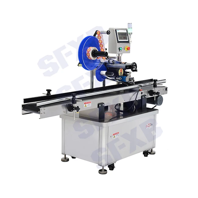 SFXB SF-3010 product line custom automatic scratch card plastic bag flat labeling machine