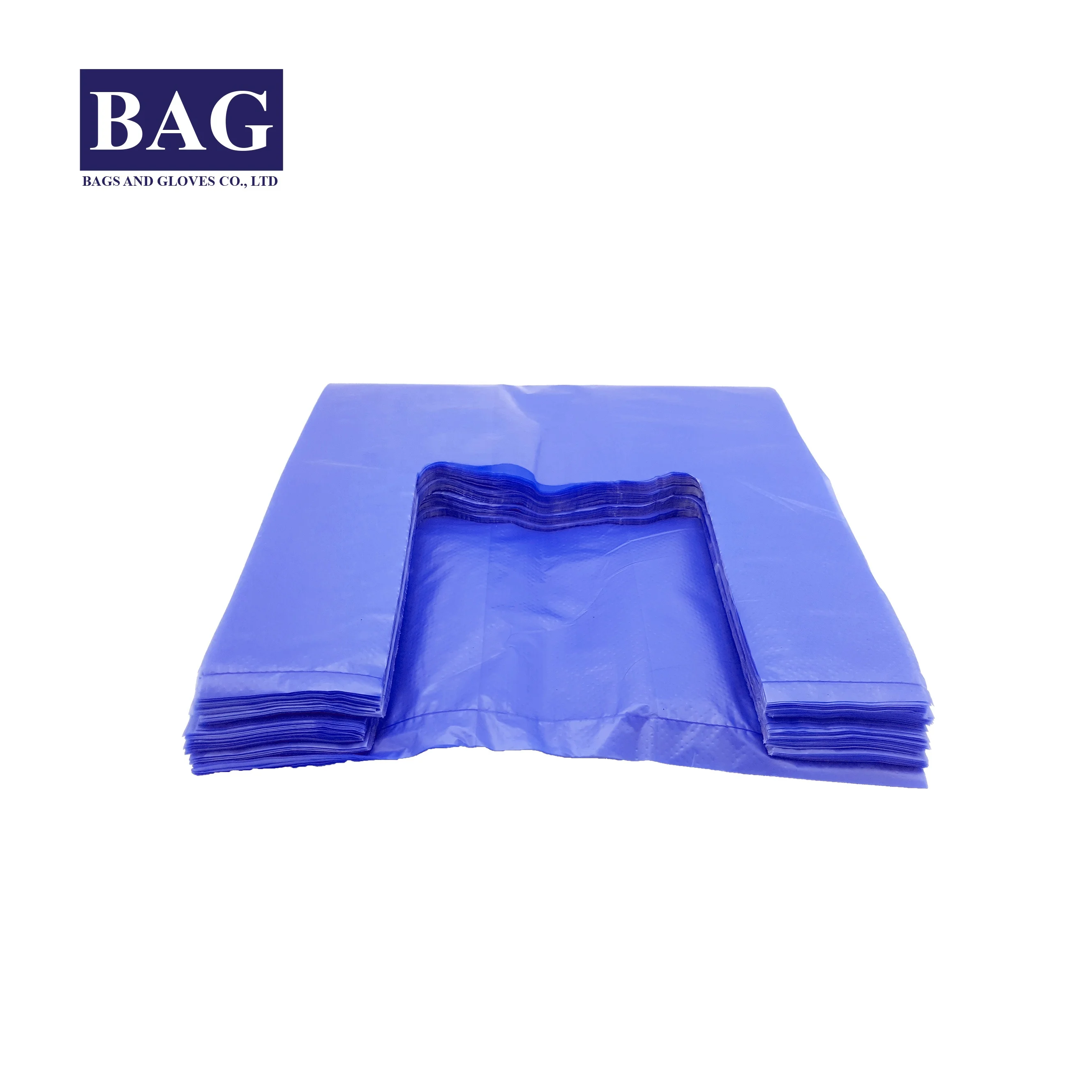 Cheap HDPE plastic shopping bag on rolls / flat pack