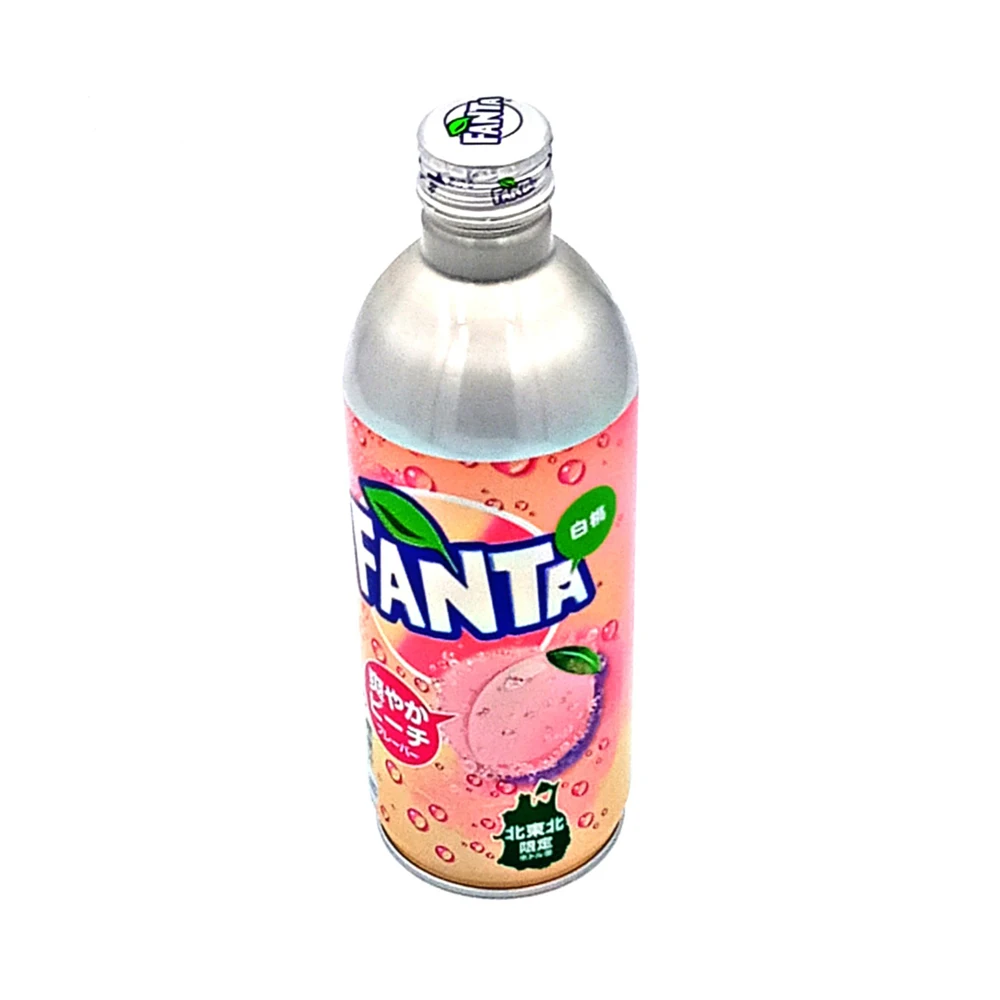 Full container load Fanta white peach aluminium bottle 500ml supplier