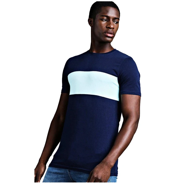 New Casual Mens Sports T-shirt Fitness Gym Wear Quick Dry Plain Tee T Shirt Bamboo Fitted Gym Shirt Custom T Shirt Men