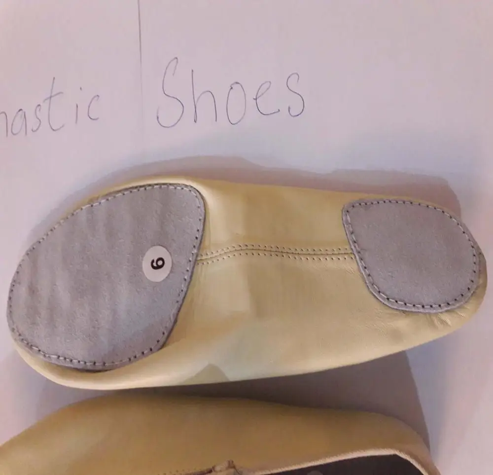Canvas Leather Sole Shoes Ballet Rhythmic Gymnastics Belly Slippers