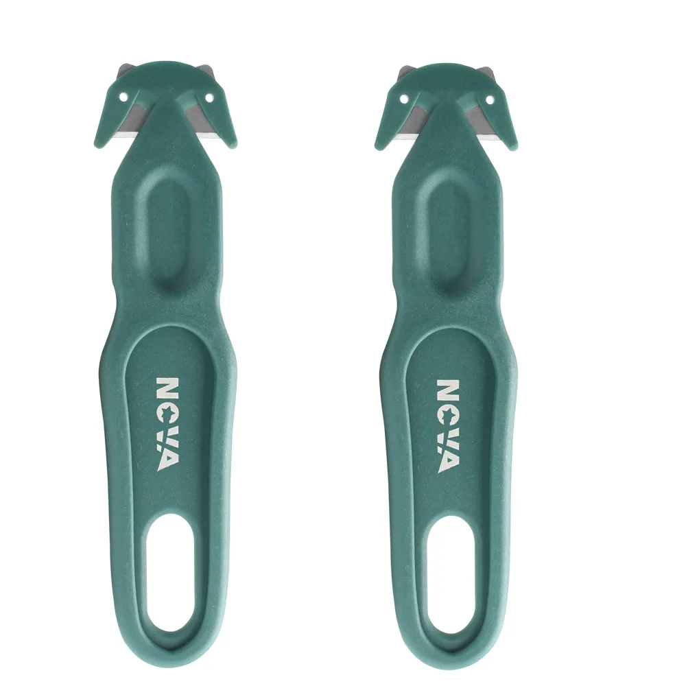 Two-sided concealed blade recessed blade box carton cutter film cutter knife