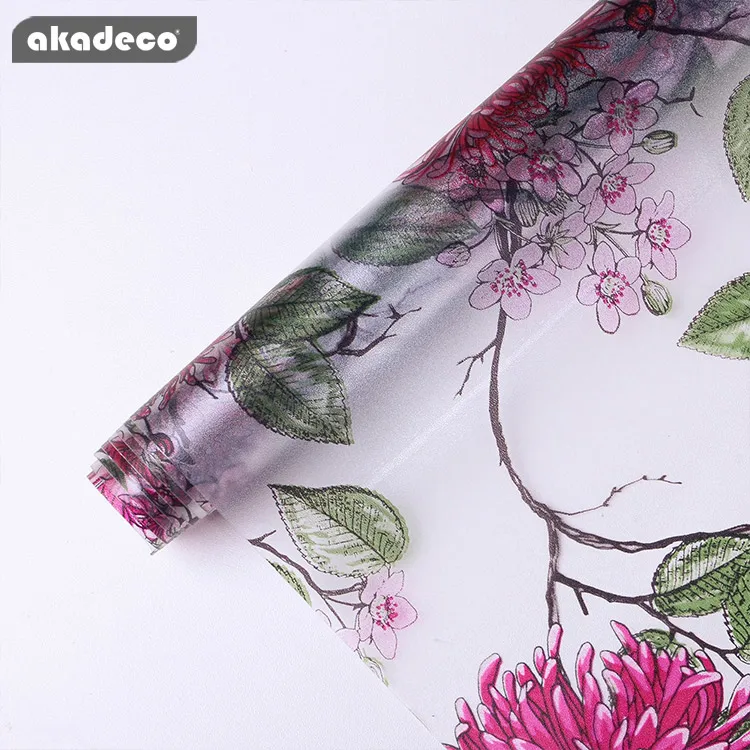 Free Sample Factory Cheap Price Self adhesive Printable Frosted decorative privacy window film glass paper