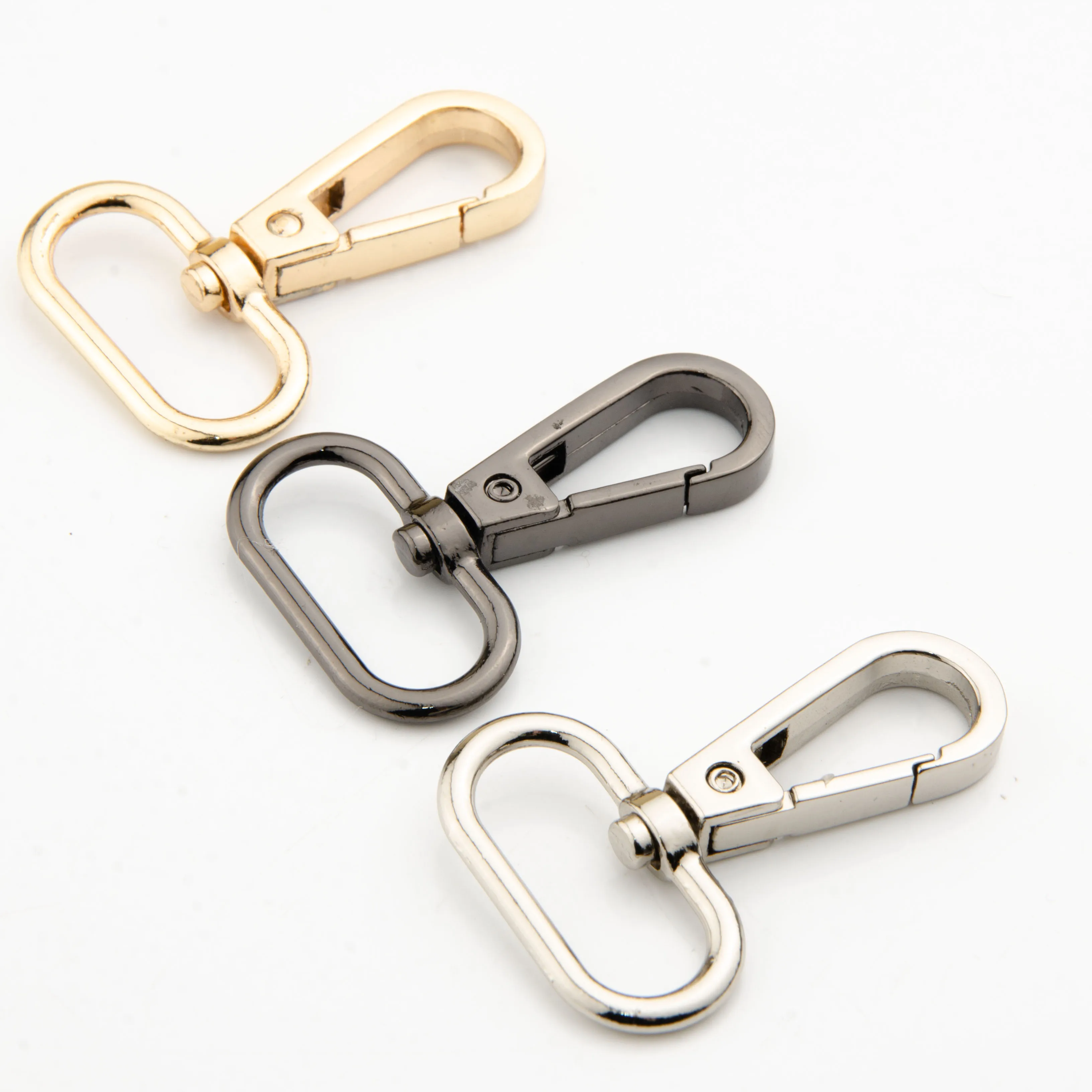 Zink Alloy 25 Mm Half Ring Brace Fastener Style Lobster Trigger Clips Hook for Bag Snap Hook Clasp Dog Collar Buckle Customized