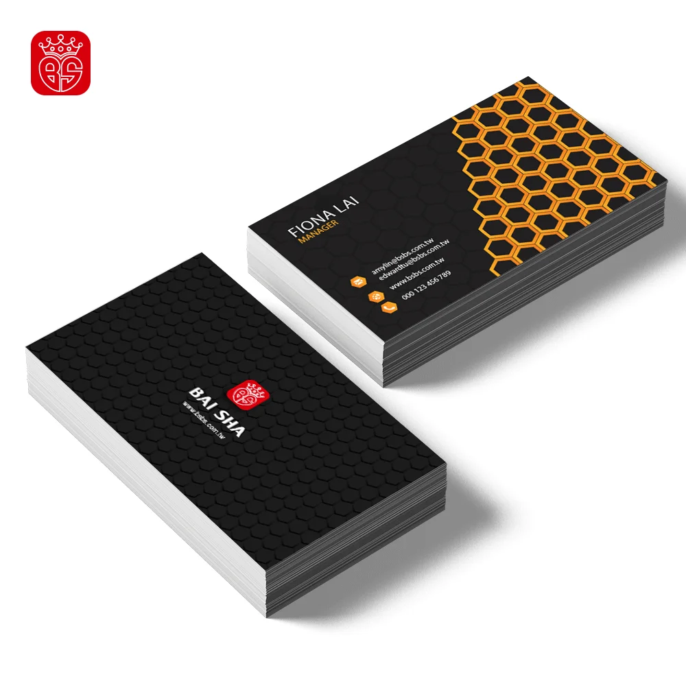 Premium Soft Touch lamination Paper Business Name Card Die Cut Shape Custom Design Rounded Corner Embossed Square