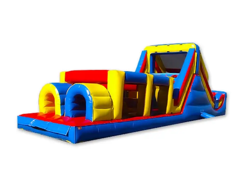 commercial inflatable obstacle course challenge land games bounce house obstacle course battle games for adults