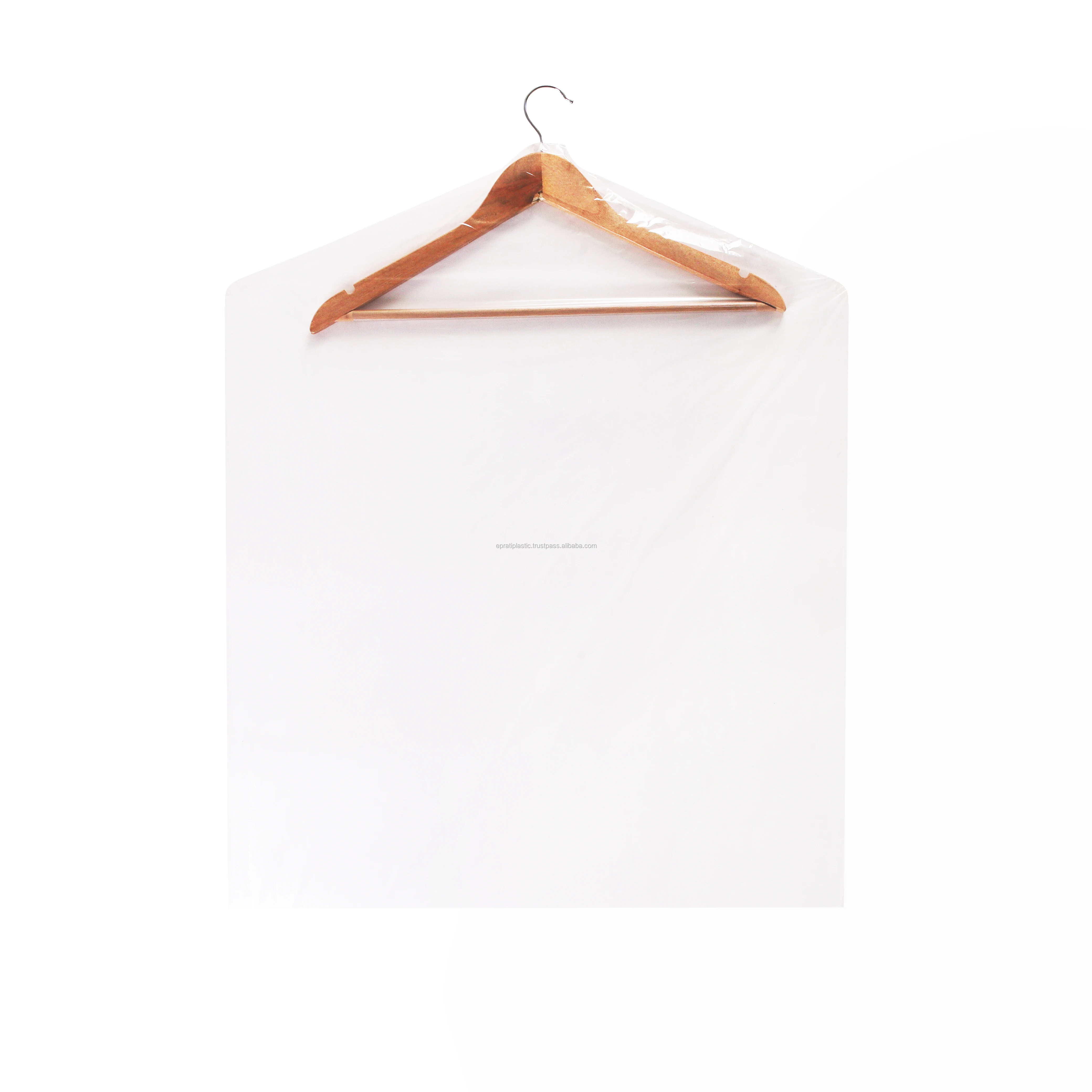 LDPE Plastic Transparent Suit Cover Garment Packaging Bags For Clothes Dry Cleaning Wedding Dresses Laundry Dustproof