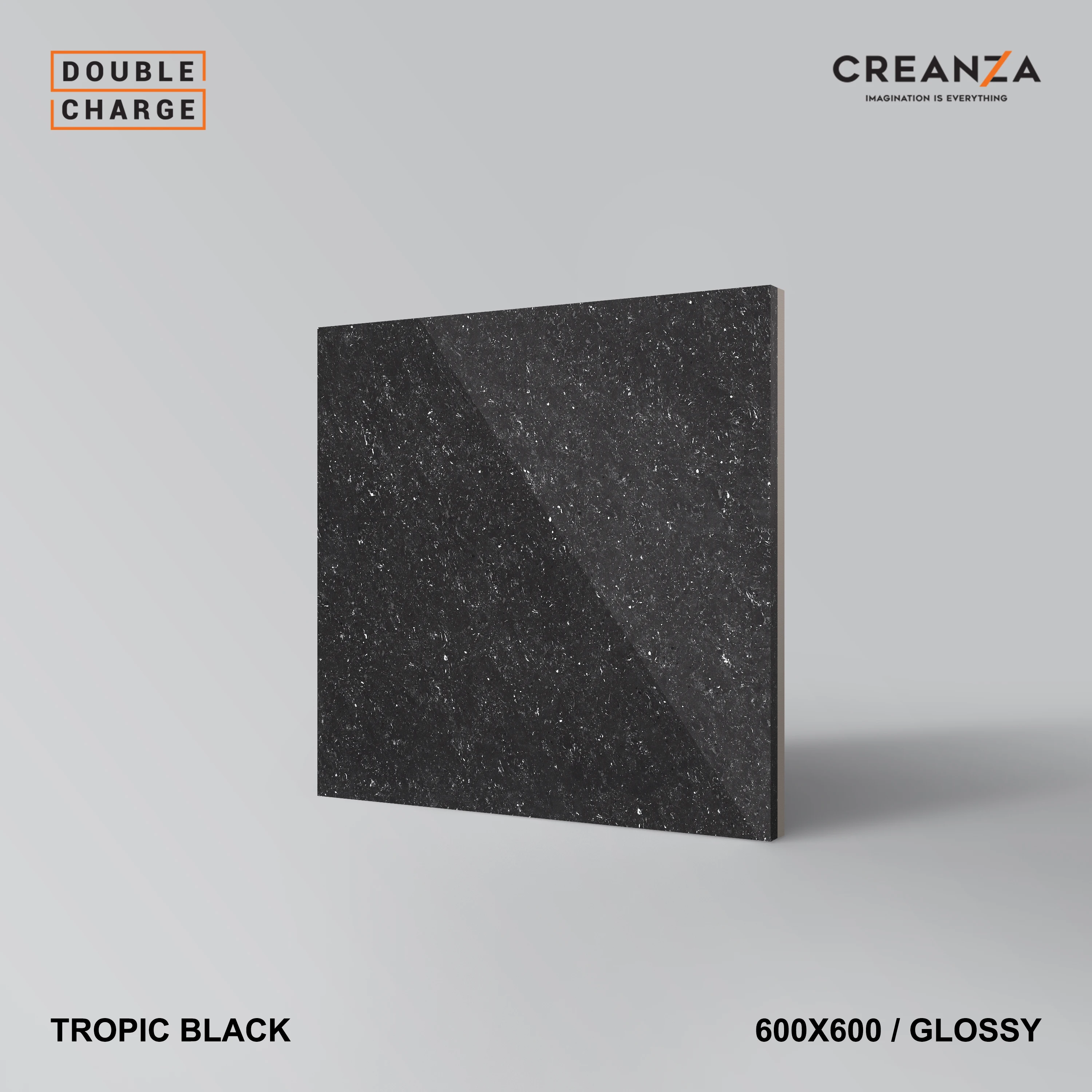 Керамическая плитка темного цвета с двойной загрузкой и большой дорожной областью для торговых центров больниц складов 600x600 мм