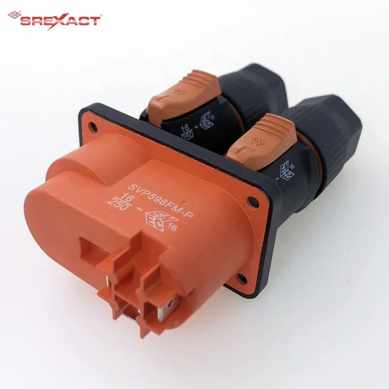 ip65 waterproof male & female 16A Powercon