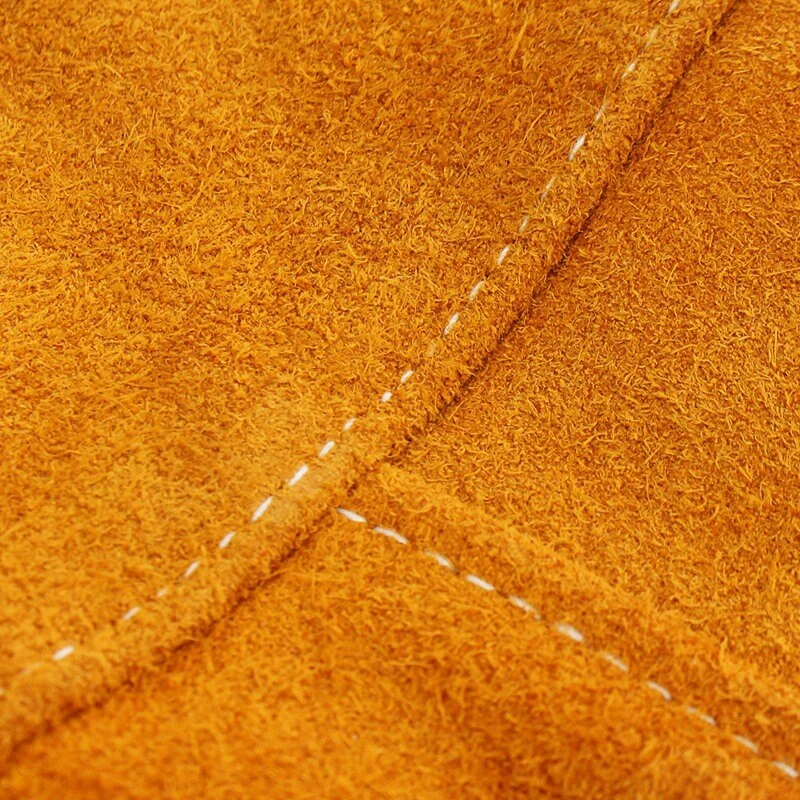 
Latest Style Good Quality Genuine Leather Work Shop Apron Heat & Flame Resistant Heavy Duty Welding Apron 