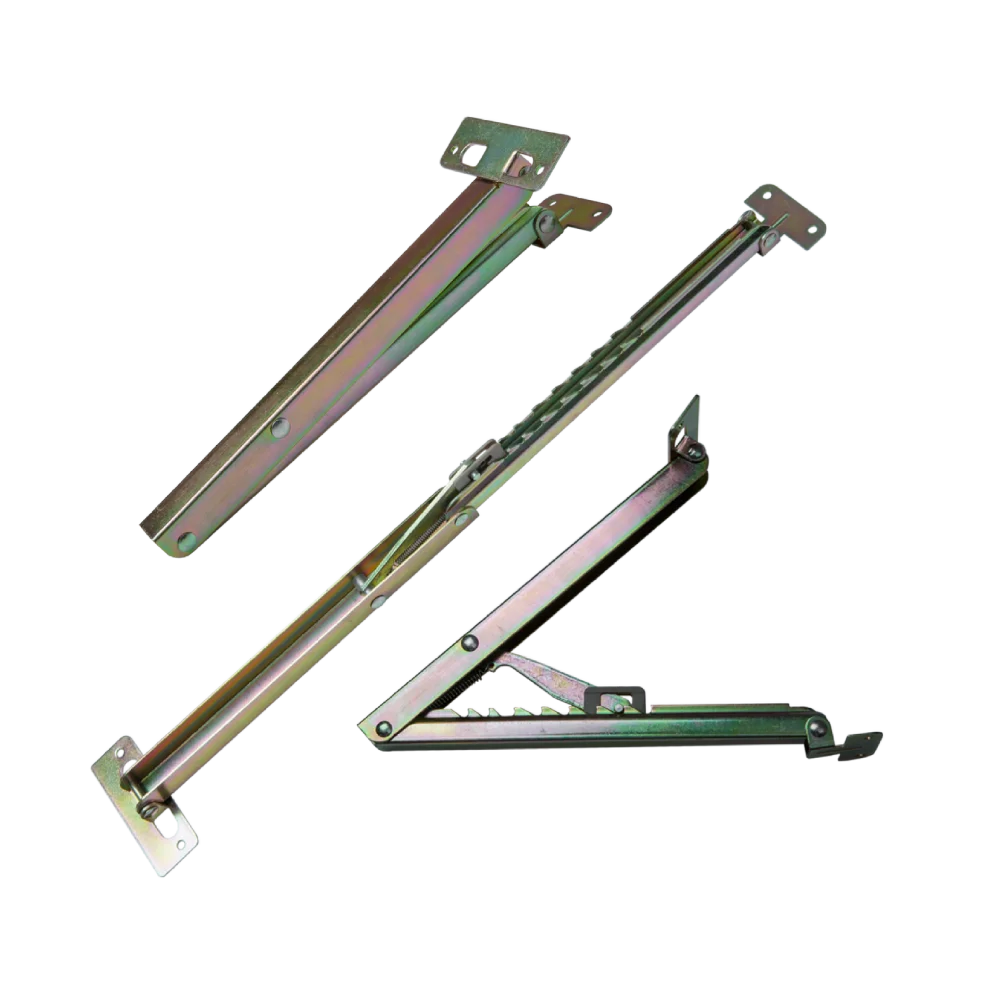 Taiwan Made 10 Position Industrial Furniture Adjustable Angle Extension Door Desk Table Bed Sofa Metal Ratchet Folding Bracket