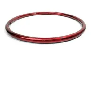 Steel bondage slave collar black