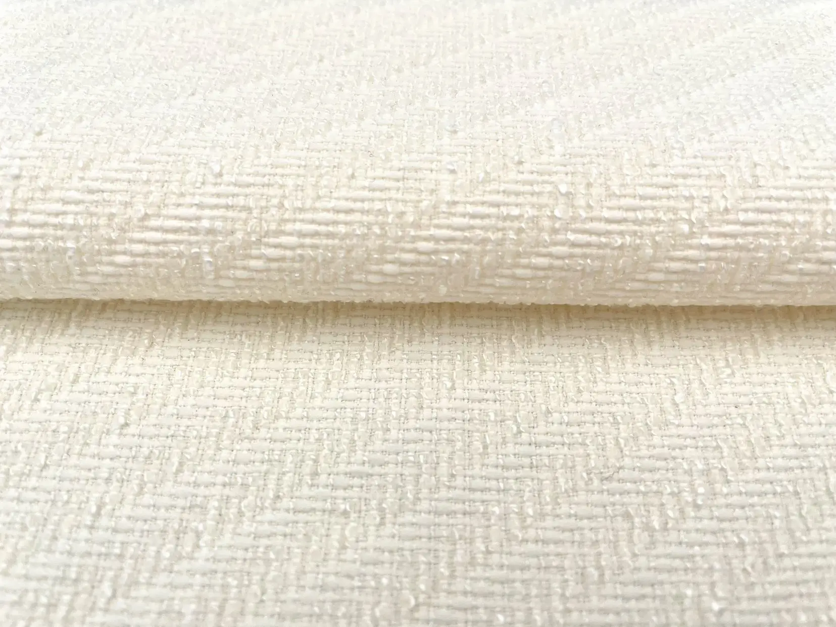 
biege tweed fabric 