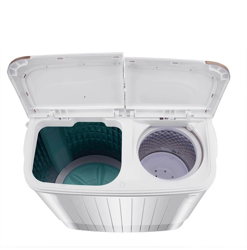 Customized Twin Top Table Semi Modern Laundry Portable Small Ultrasonic Washing