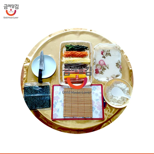 south korea clean sea dried Twice Roasted seaweed laver Yaki Sushi Nori healthy food organic original oem safety wakeme