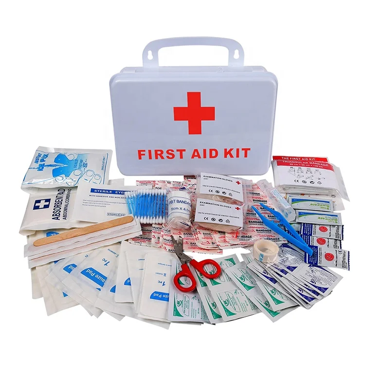 High standard First Aid Kit Metal First Aid Kit Box red corss Wall Mounted First Aid Kit Box For Clinic Hospital