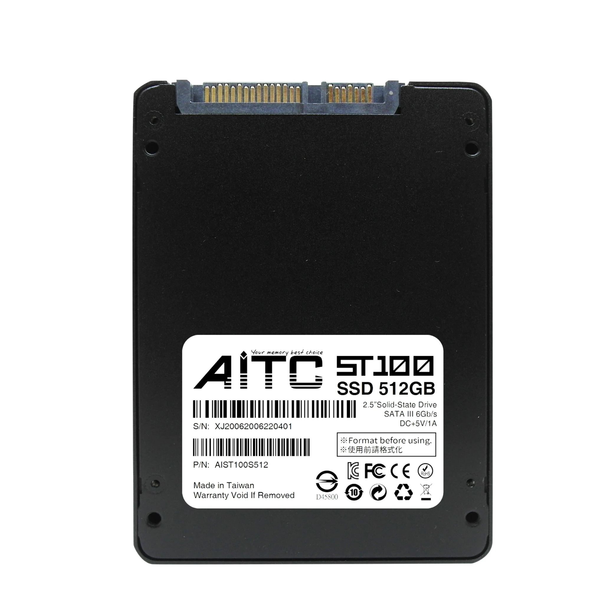  SSD SATA3 2 5 дюйма 512 ГБ в розничной