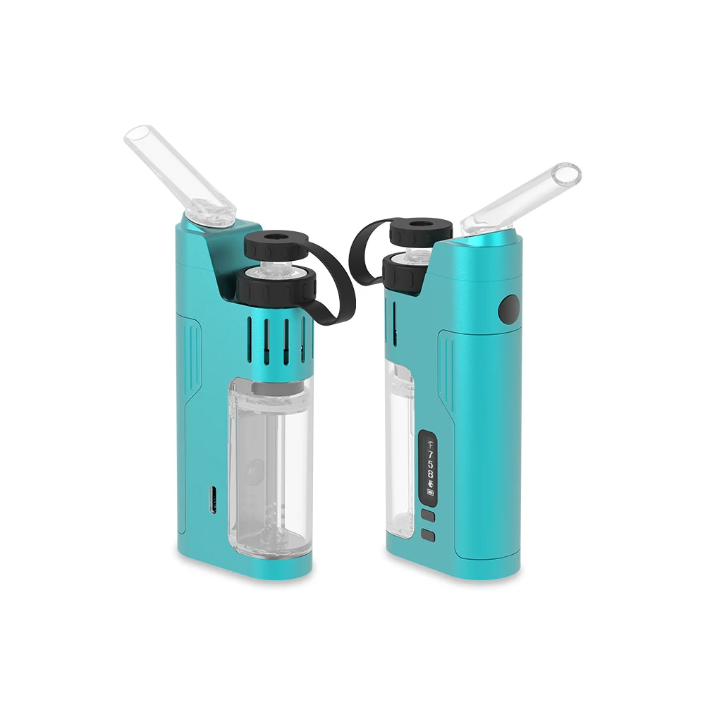 
Vaporizer Dry Herb preheating vape pen Vaporizer Portable Rig Glass with water pipe 3000 mah battery 