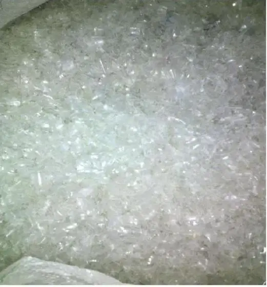 
100% Hot washed PET bottle scrap/PET flakes white/recycled PET Resin for sale 