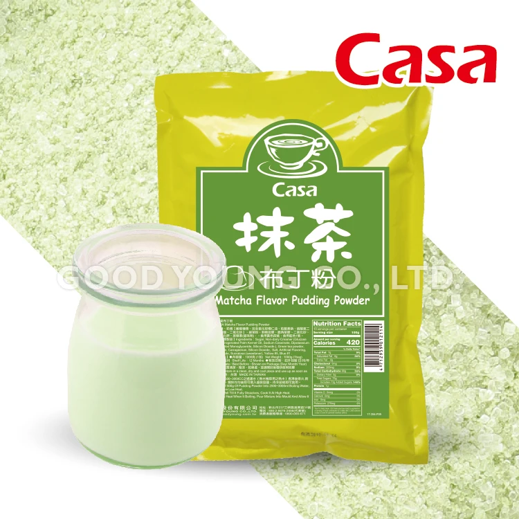 Taiwan Wholesale HALAL Certification Matcha Pudding Instant Powder