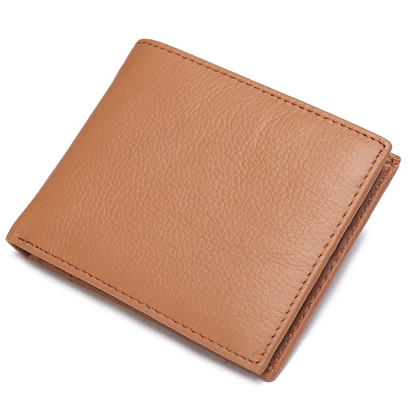 latest style factory directly sell custom excellent quality men leather purse short purse men leather wallet