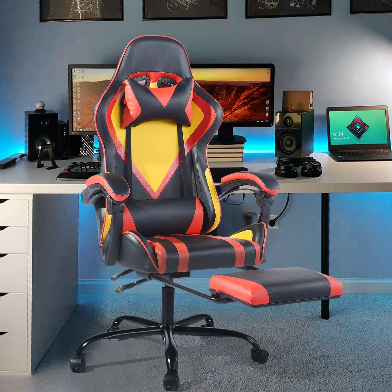Factory Supply Hign Quality Modern OEM/ODM RGB Ergonomic Silla Gamer PC Gaming Swivel Racing Gaming Chair