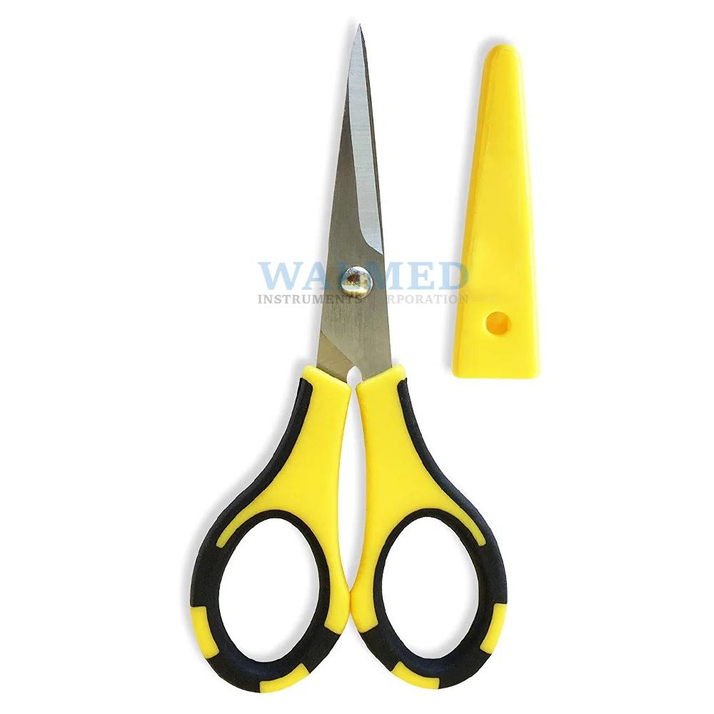 
Fancy New Design Printed Stainless Steel Craft Scissors / Plastic Handle Mini Fancy Scissors For Sale 