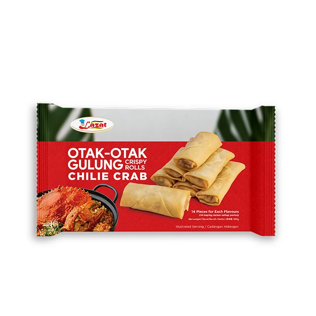 Готов к приготовлению Малайзия Otak- otak Gulung-хрустящие рулоны-детский Краб 12 (275 г X 24 кв.
