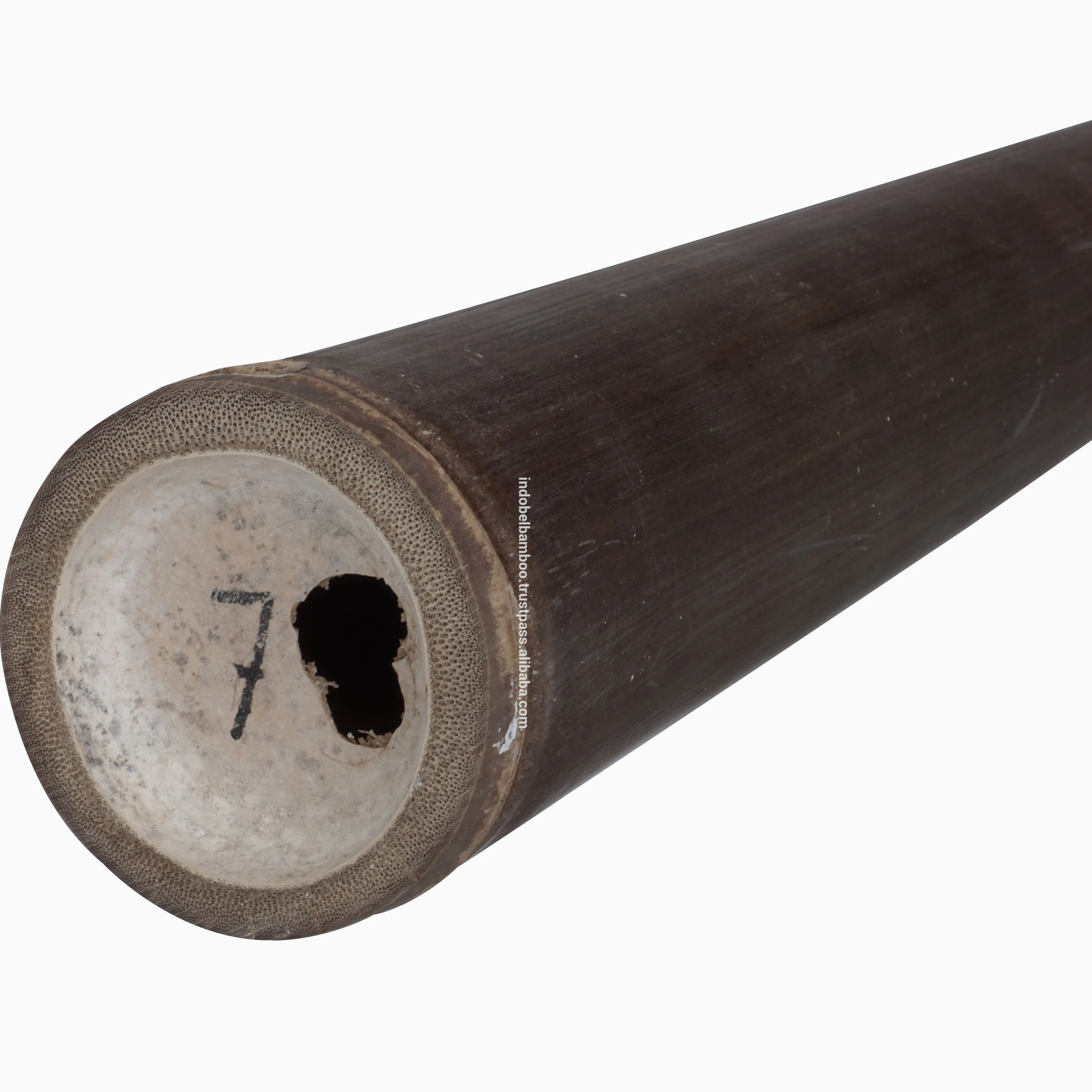 
Black Bamboo Poles Natural Straight Non-Treated 240-600cm 
