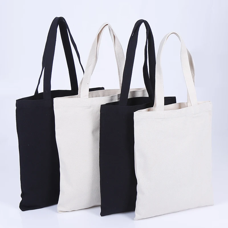 Canvas Reusable Shoulder/hand Tote Shopping Bags Heavy Canvas 10oz 12oz 100% Cotton Accept Customized Logo