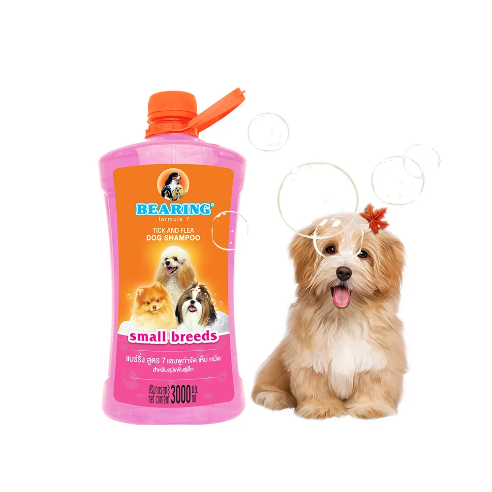 Bearing Flea and Tick Shampoo for dogs with Best Premium Quality for Small Breeds 3000 ml.