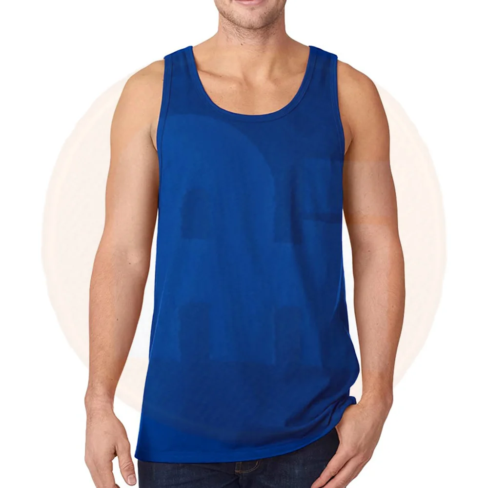 
High Quality Custom Design Tank Top Men Wholesale Summer Sport Running Gym Custom Tank Top Men 