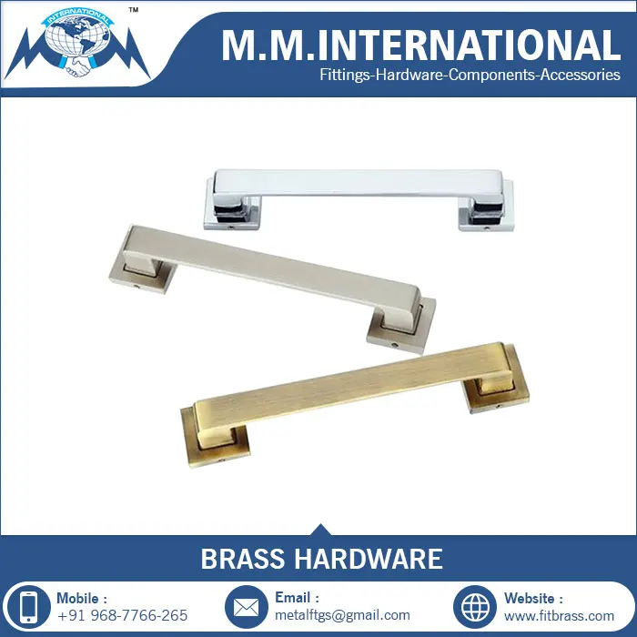 100% Pure Brass Modern Door Handle