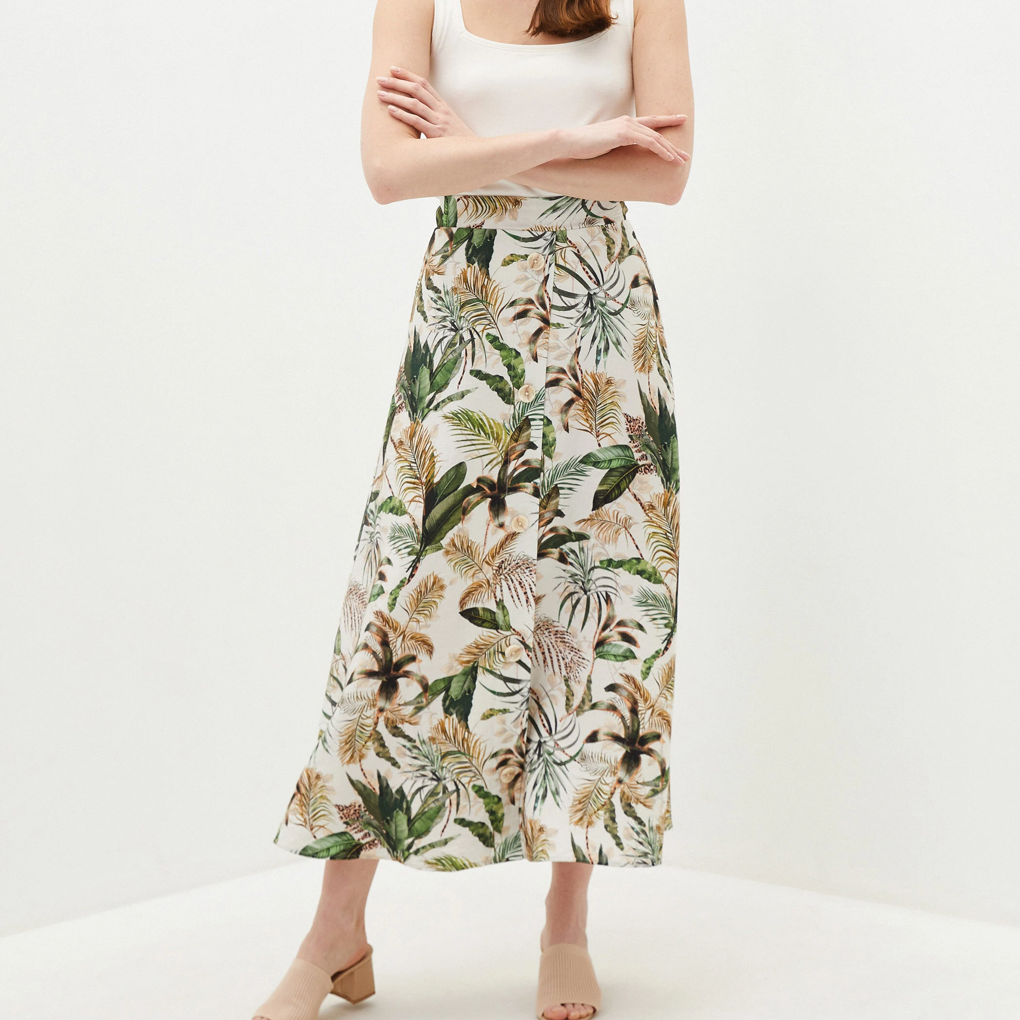 Wholesale Stylish New Trend Women Woven Long Skirt