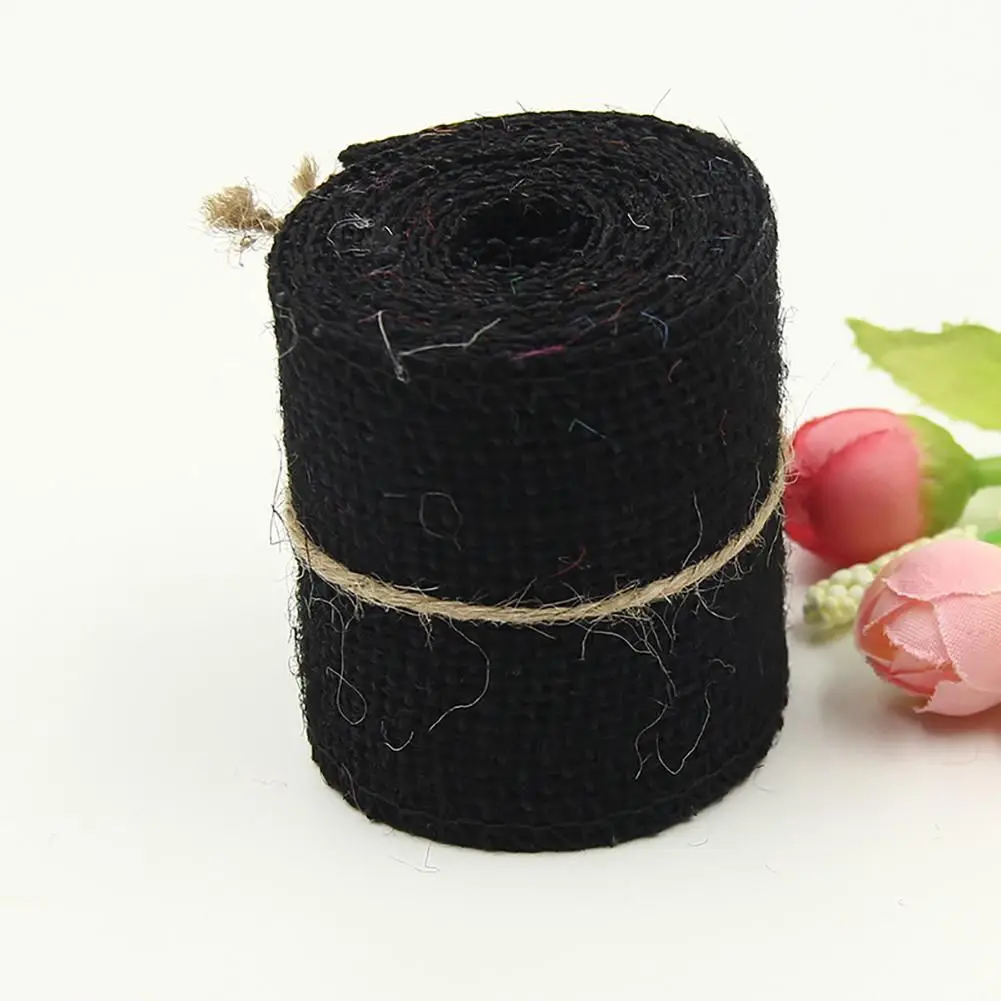 
Natural Jute Hessian Burlap Ribbon Roll From Bangladesh 