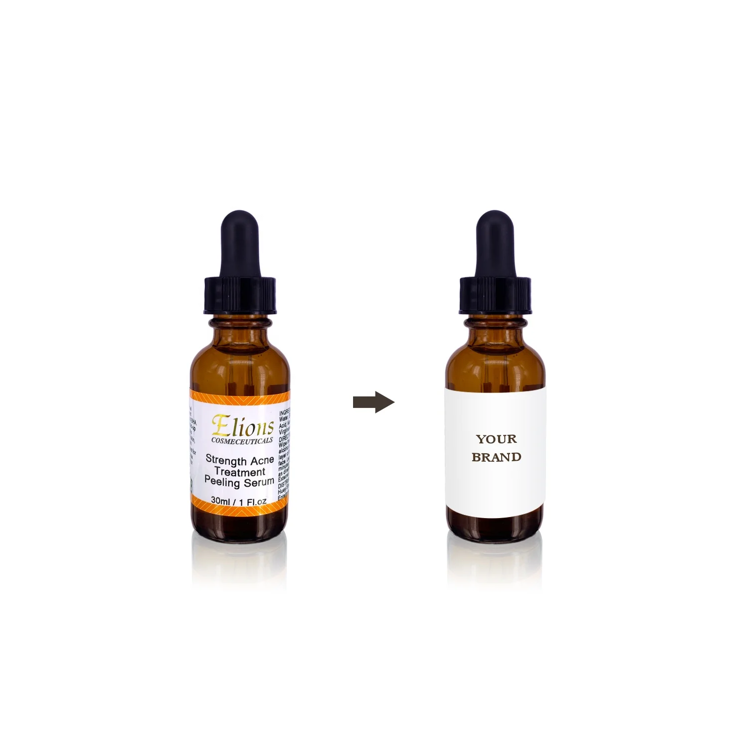 10% Mandel Acid Anti-Acne Facial Serum Ultra Effective Acne Removal Skin Tone Evenout Whitening Peeling Liquid Anti-Aging