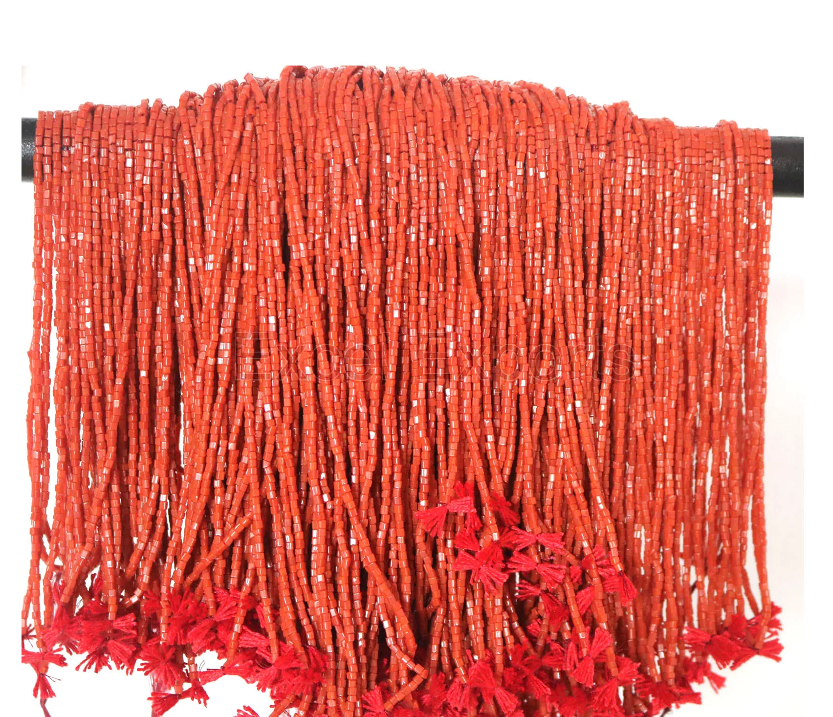 2024 Top selling Glass Beads  3mm 4mm square tube cube beads for jewelry making loose beads on strand.