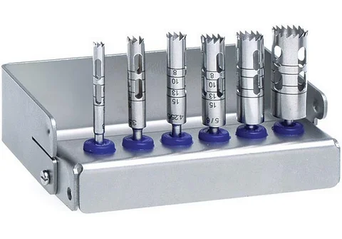 Dental Trephine Drills Kit IMPLANT SURGICAL TREPHINE BURS SET