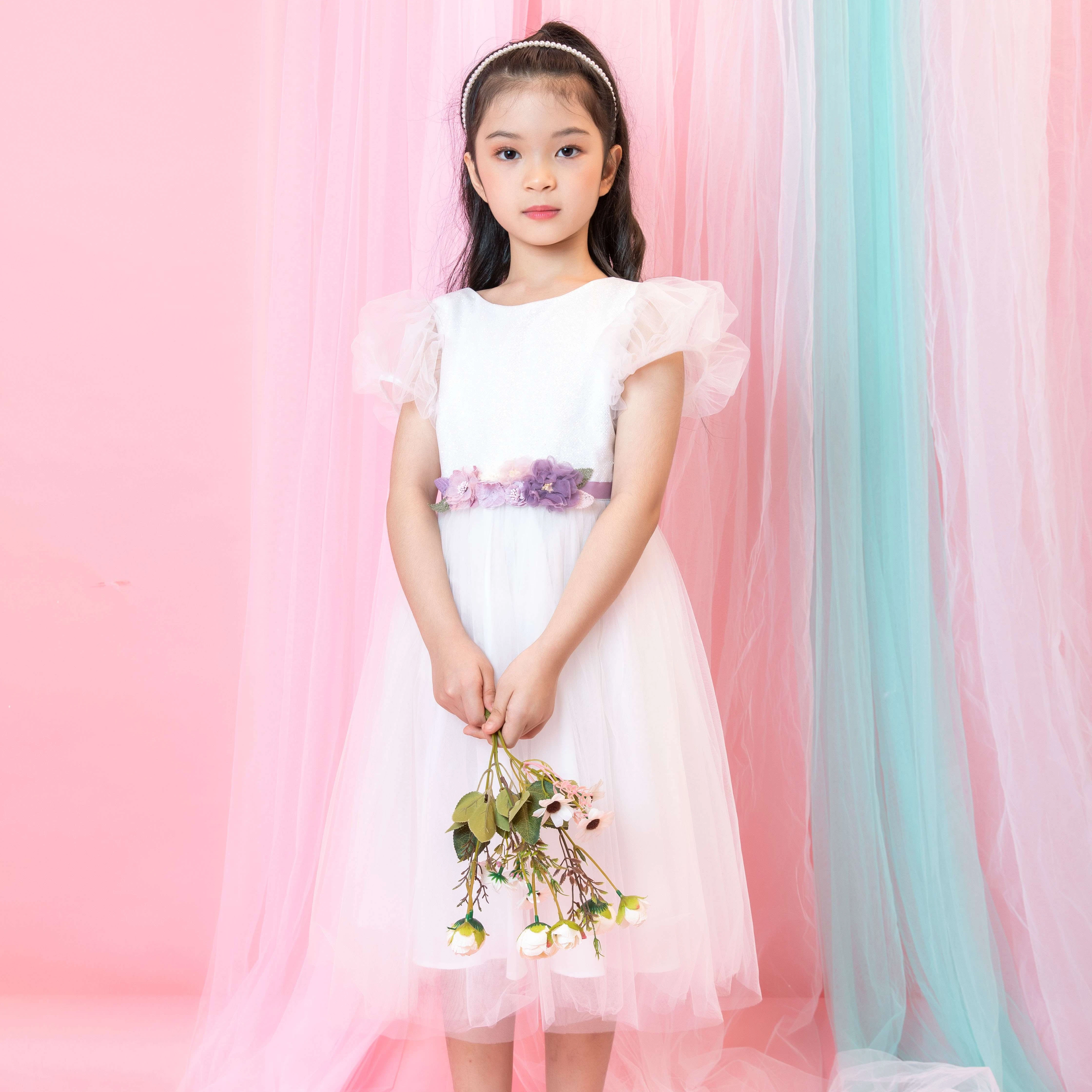 
 Кружевное платье принцессы для девочек для От 1 до 12 лет для маленьких девочек мяч в Королевском Стиле платье для детей  